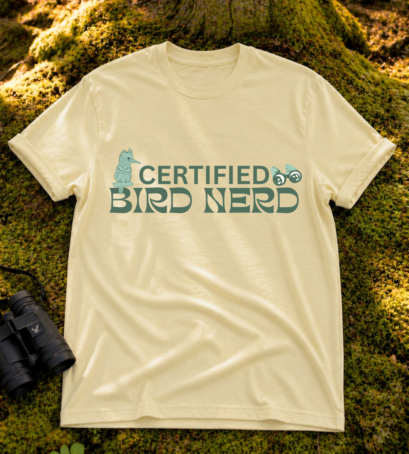 Certified Bird Nerd T Shirt