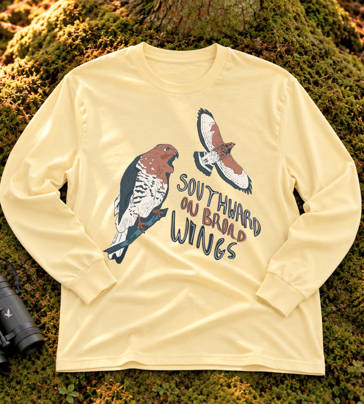 Broad-Winged Hawk Long Sleeve Tee