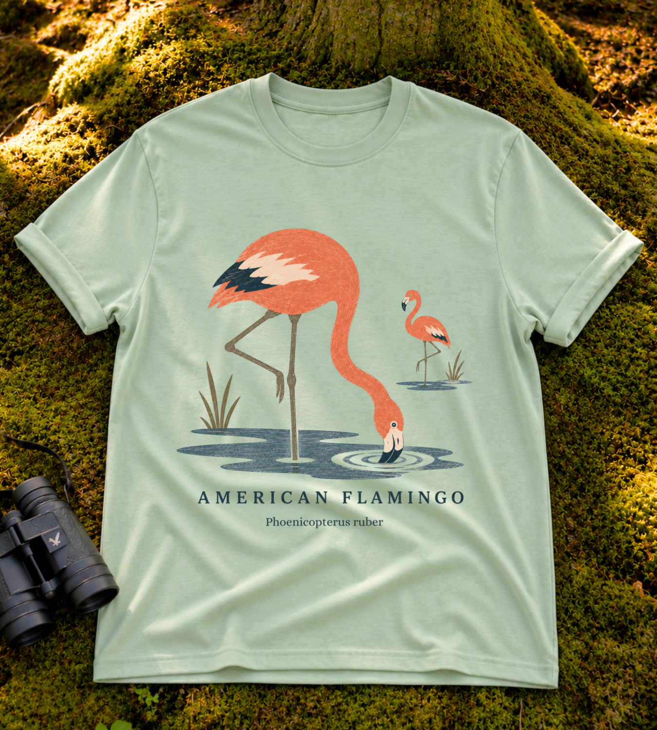 American Flamingo T Shirt