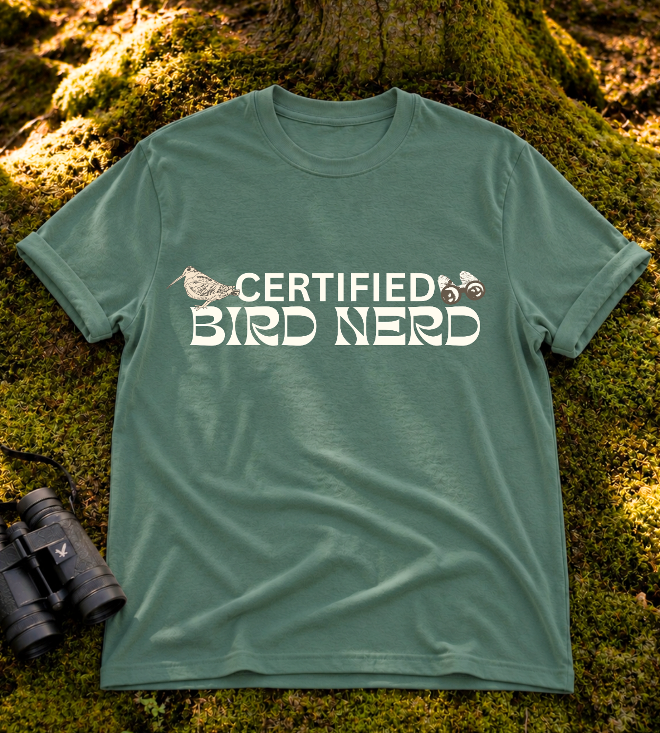 Certified Bird Nerd T Shirt