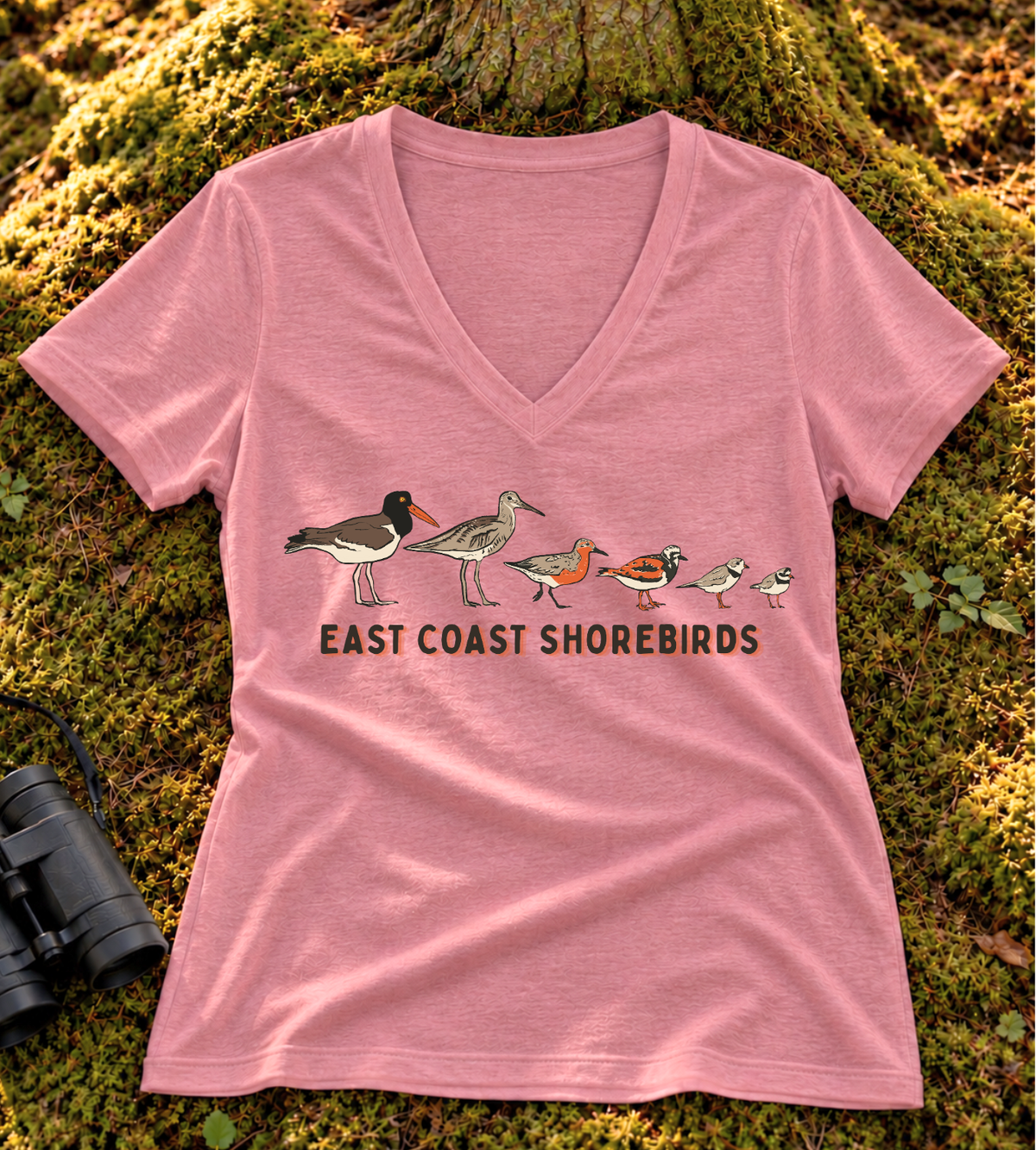East Coast Shorebirds Women's V Neck