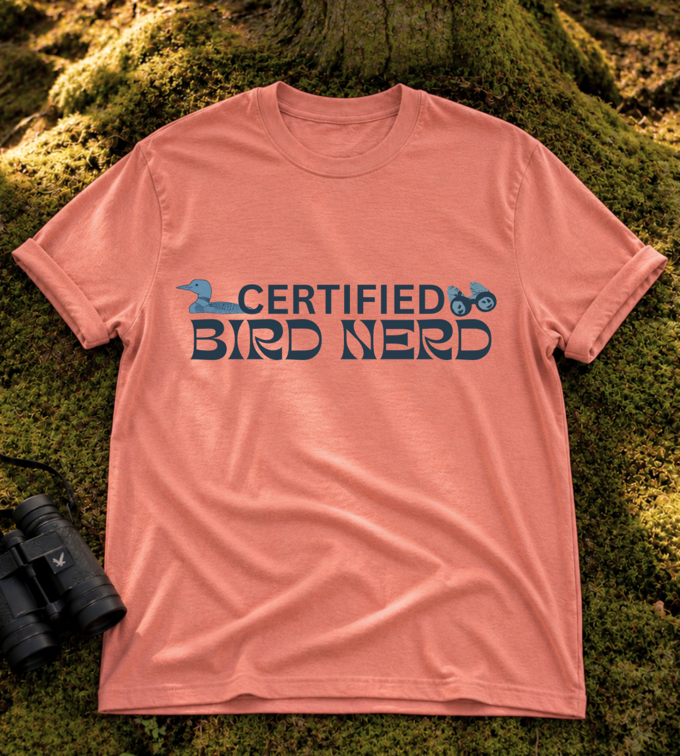 Certified Bird Nerd T Shirt