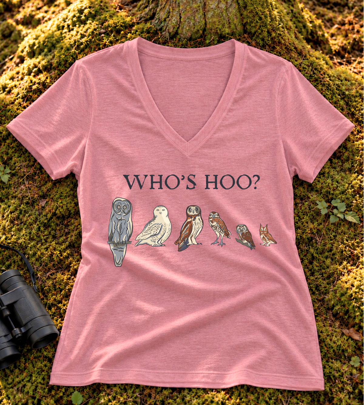Who’s Hoo? Women’s V Neck