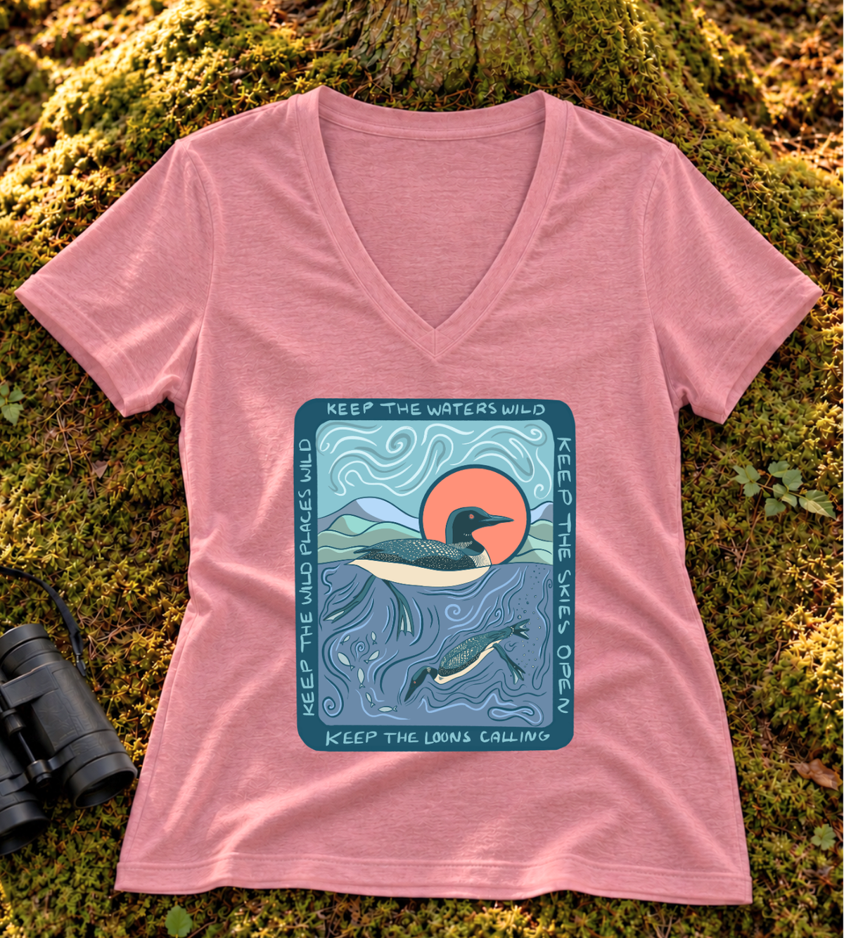 Keep the Loons Calling Women’s V Neck