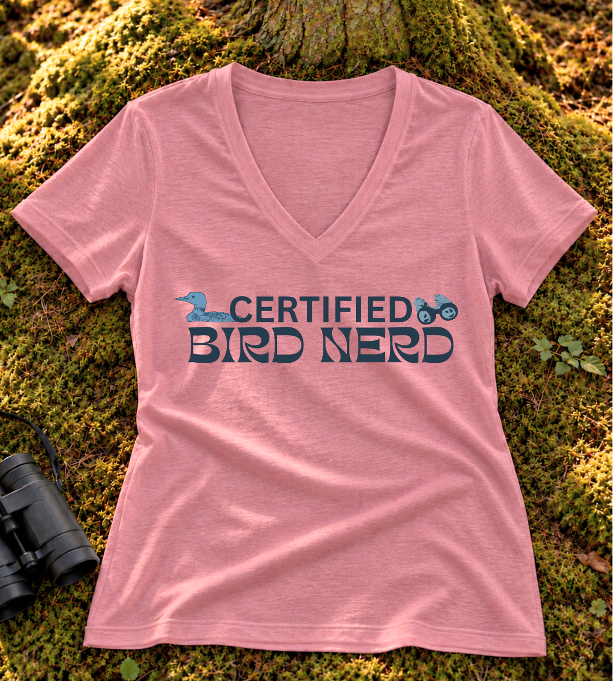 Certified Bird Nerd Women's V Neck