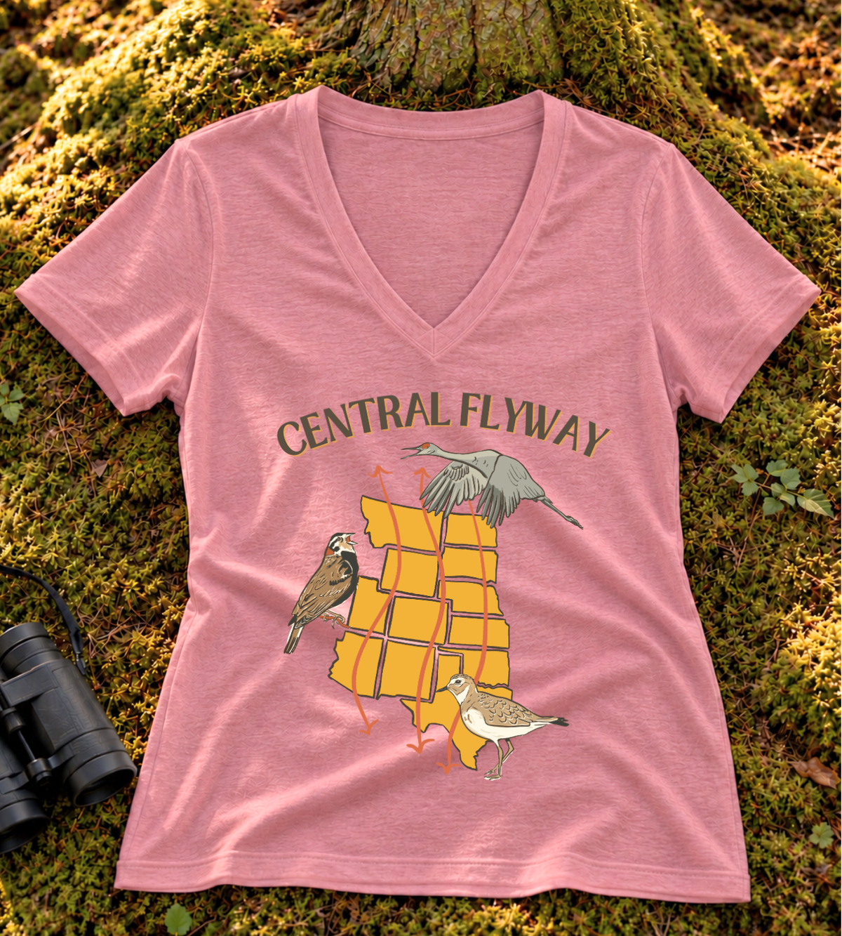 Central Flyway Women's V Neck