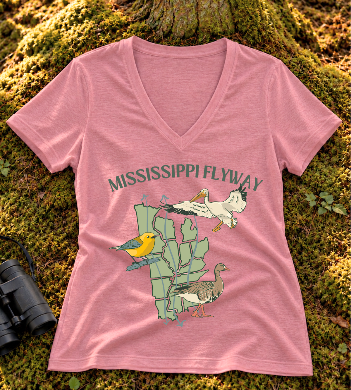 Mississippi Flyway Women’s V Neck