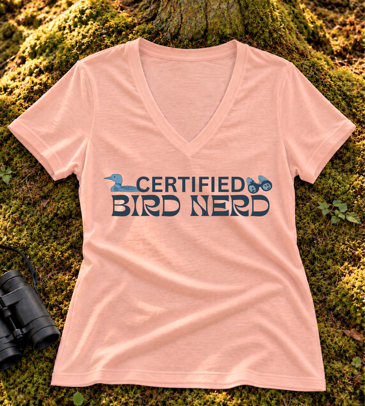 Certified Bird Nerd Women's V Neck