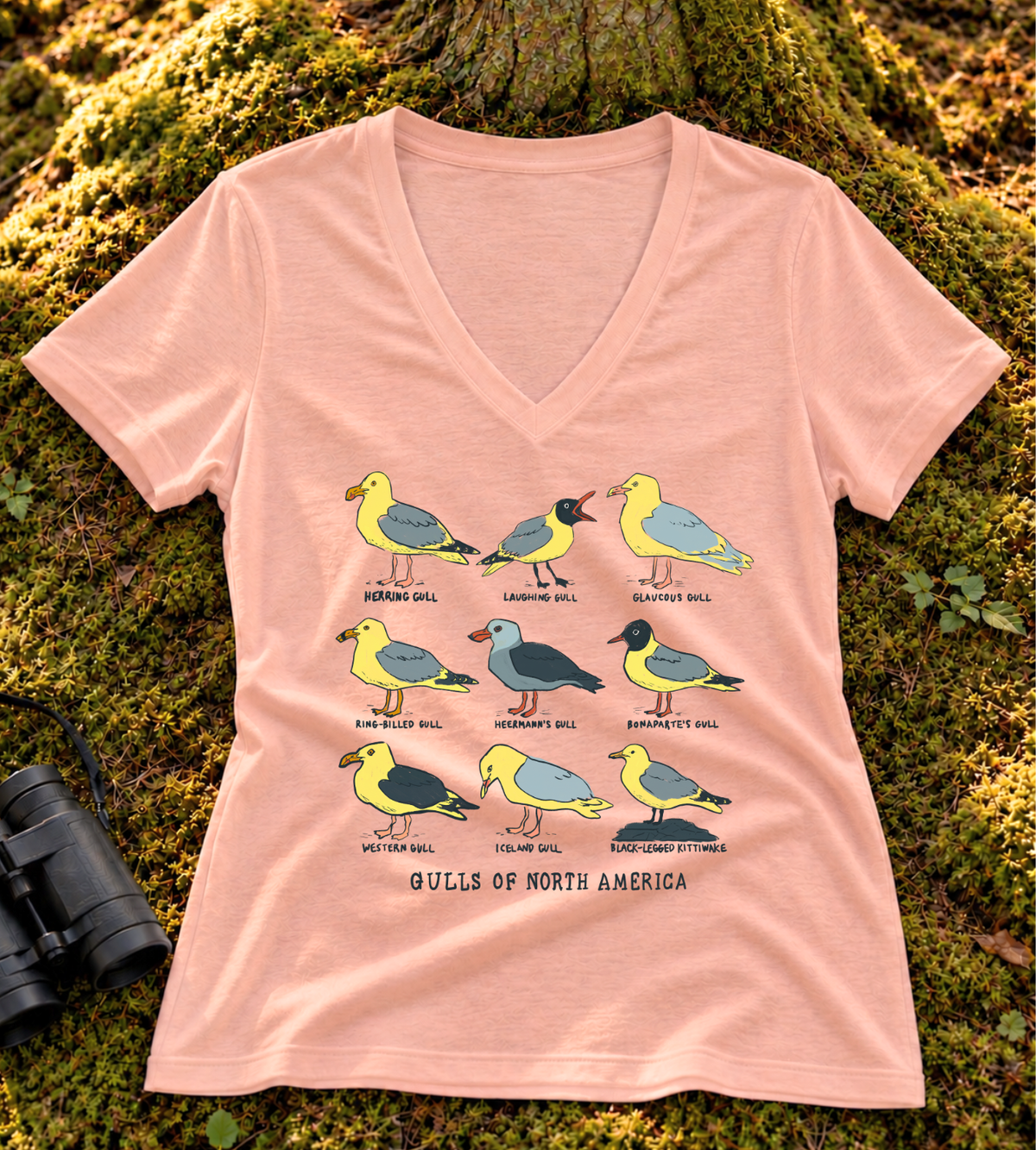 Gulls of North America Women’s V Neck