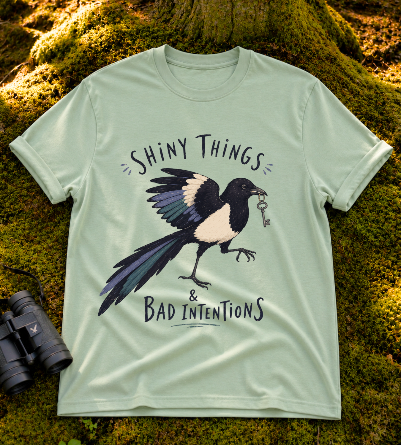 Shiny Things Magpie T Shirt