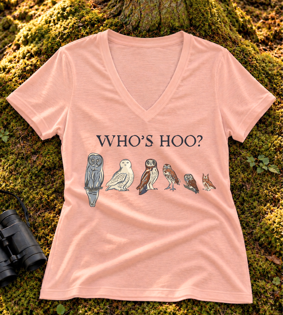Who’s Hoo? Women’s V Neck
