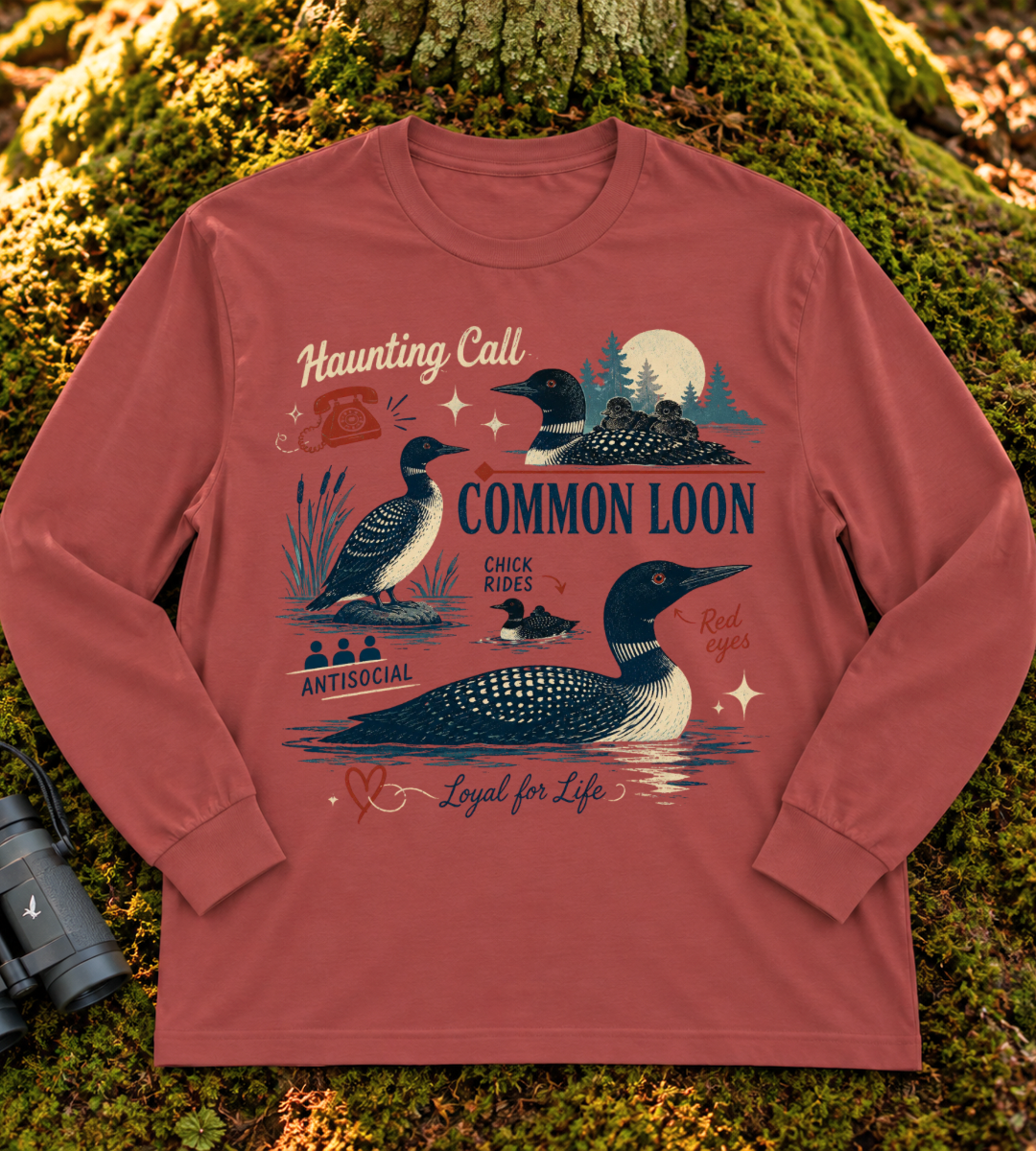 Common Loon Long Sleeve Tee