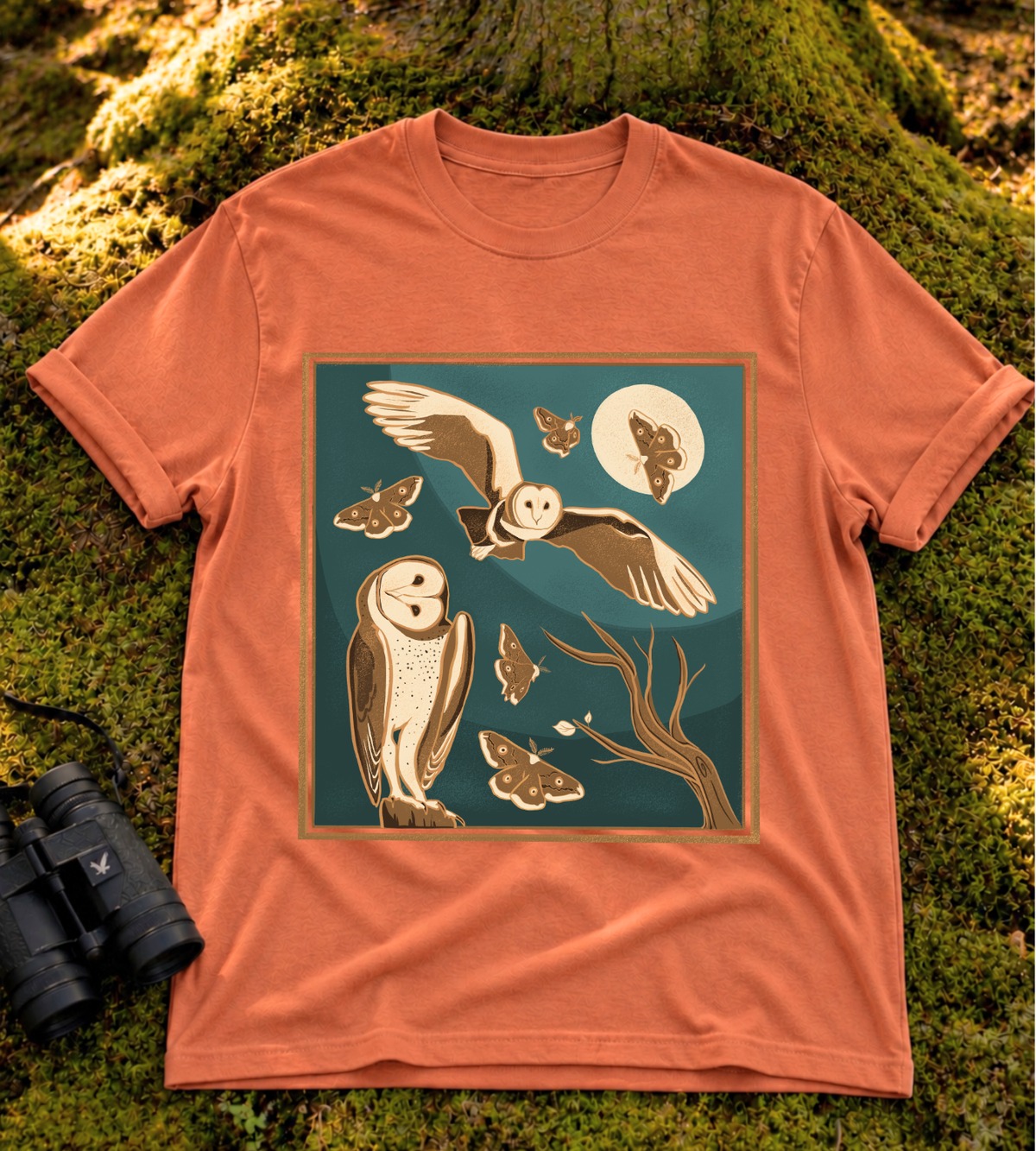 Spooky Barn Owl T Shirt