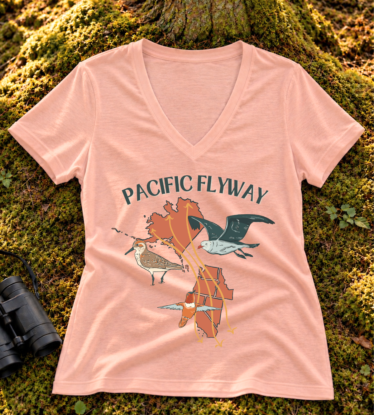 Pacific Flyway Women’s V Neck