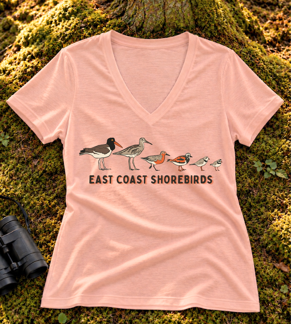 East Coast Shorebirds Women's V Neck