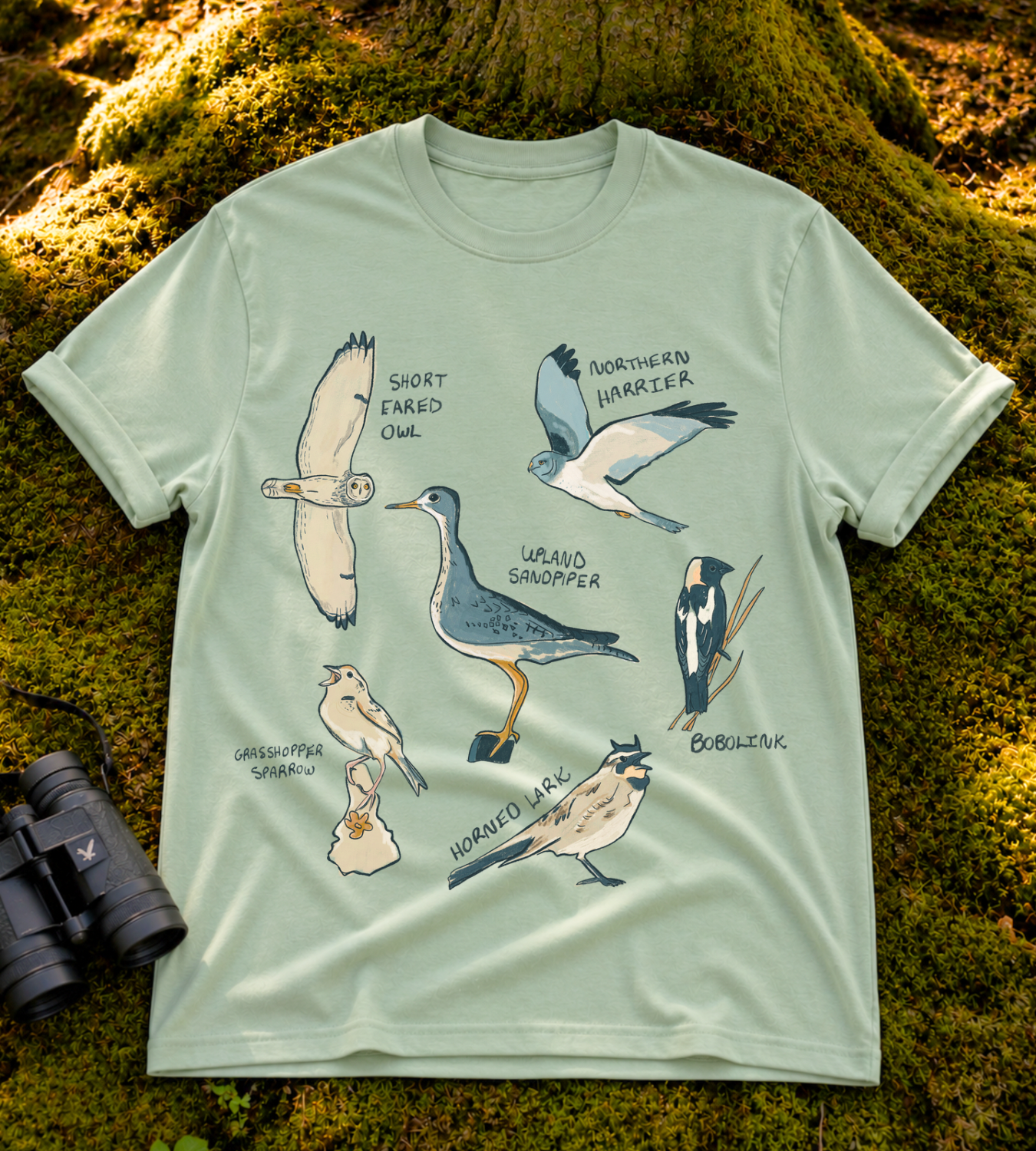 Grassland Birds T Shirt