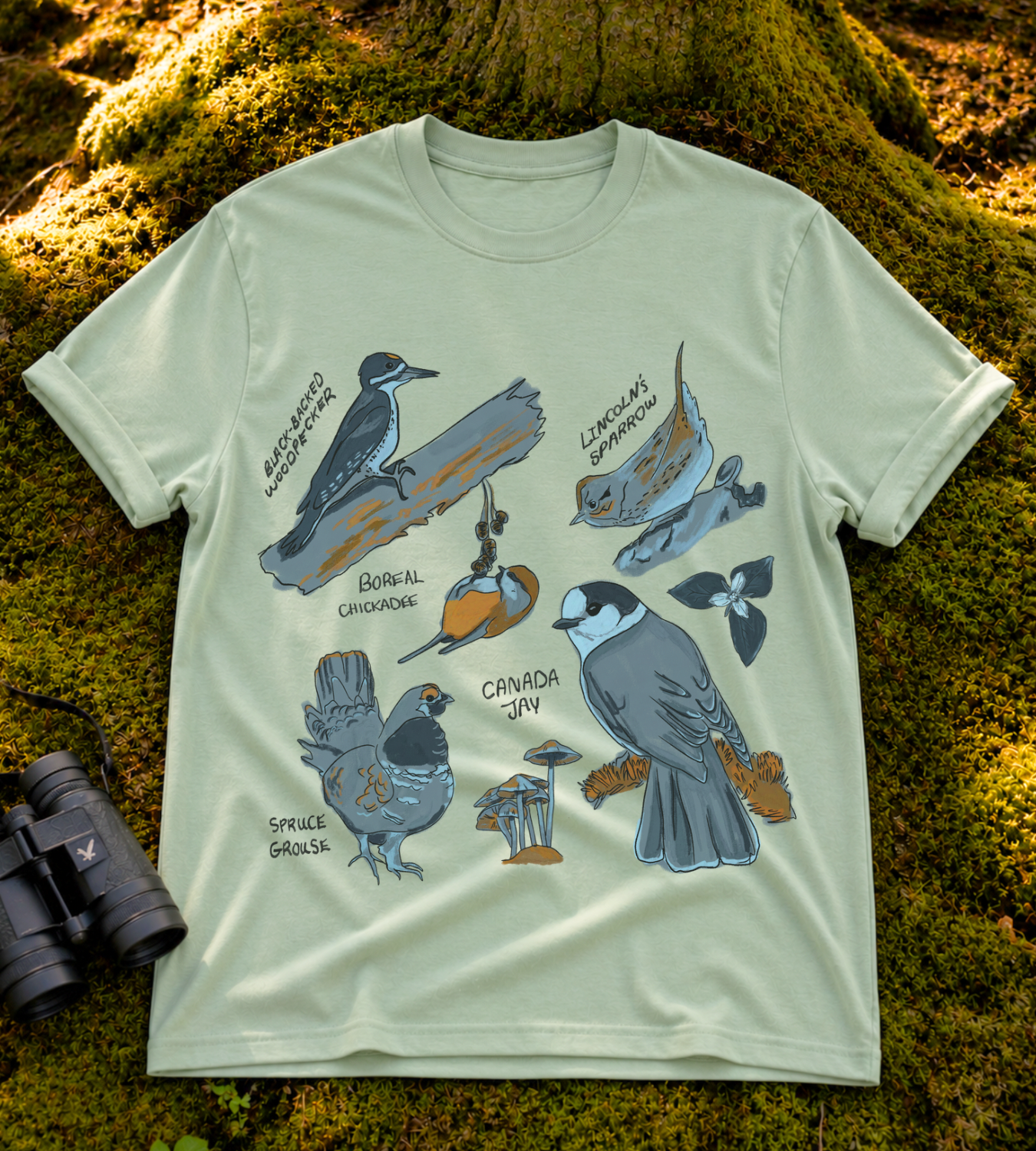 Boreal Birds T Shirt