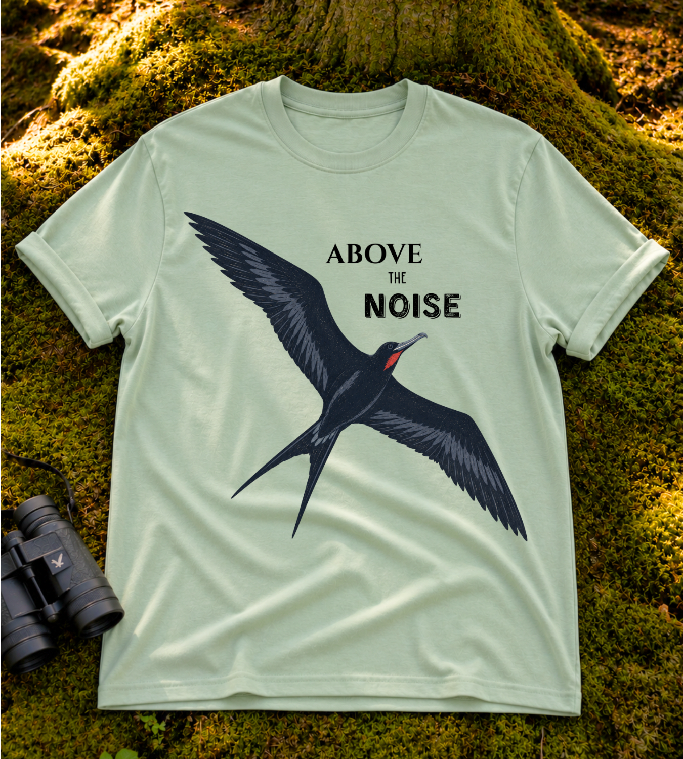 Above the Noise Frigatebird T Shirt
