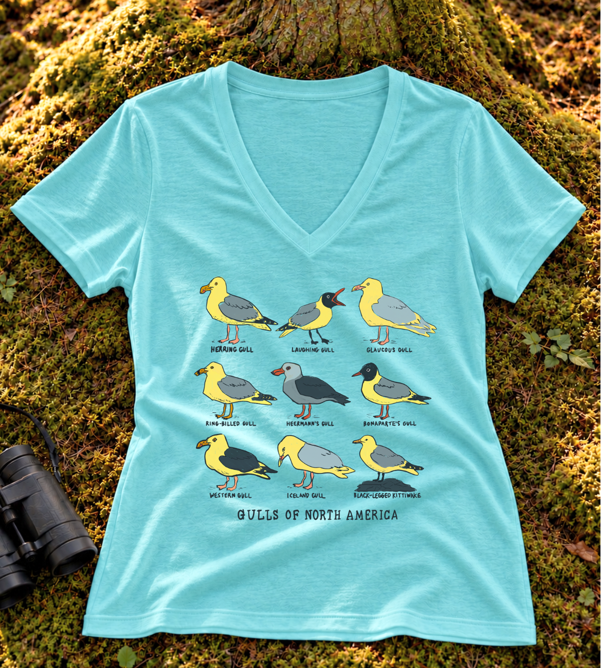 Gulls of North America Women’s V Neck