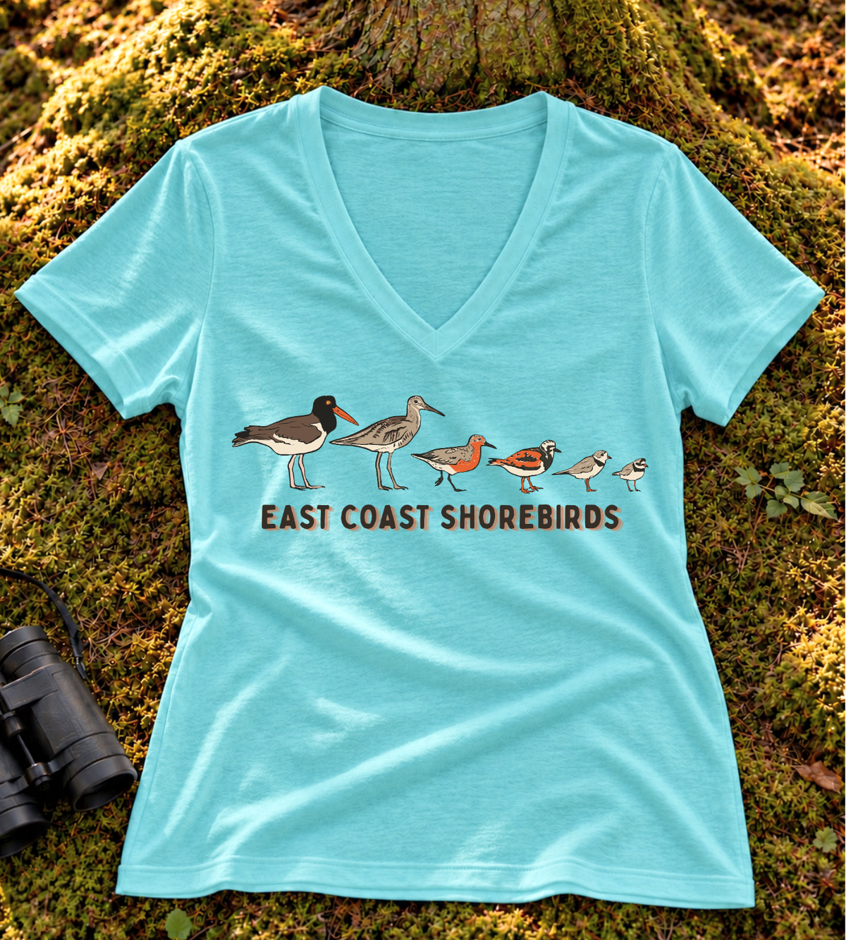 East Coast Shorebirds Women's V Neck