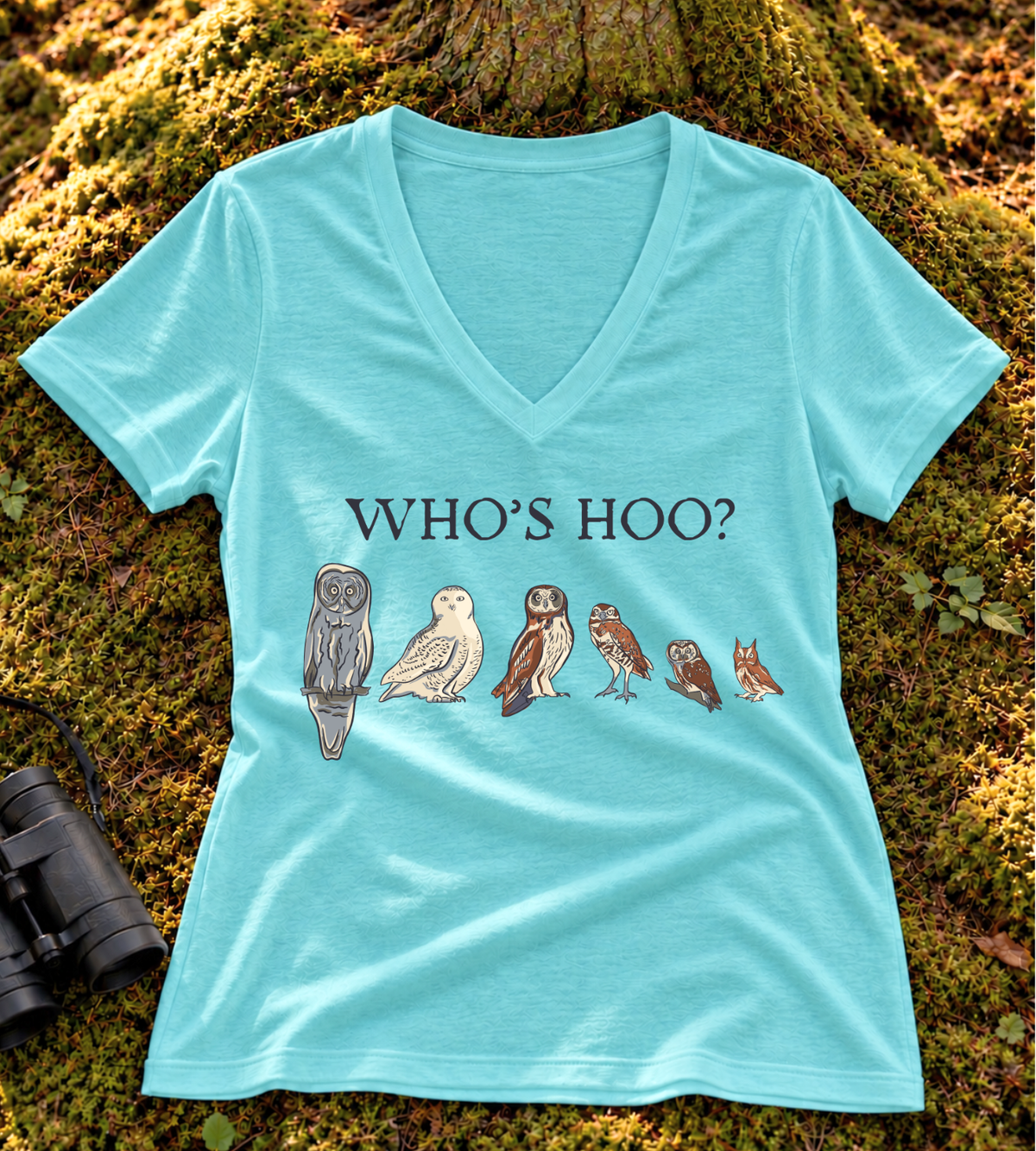 Who’s Hoo? Women’s V Neck