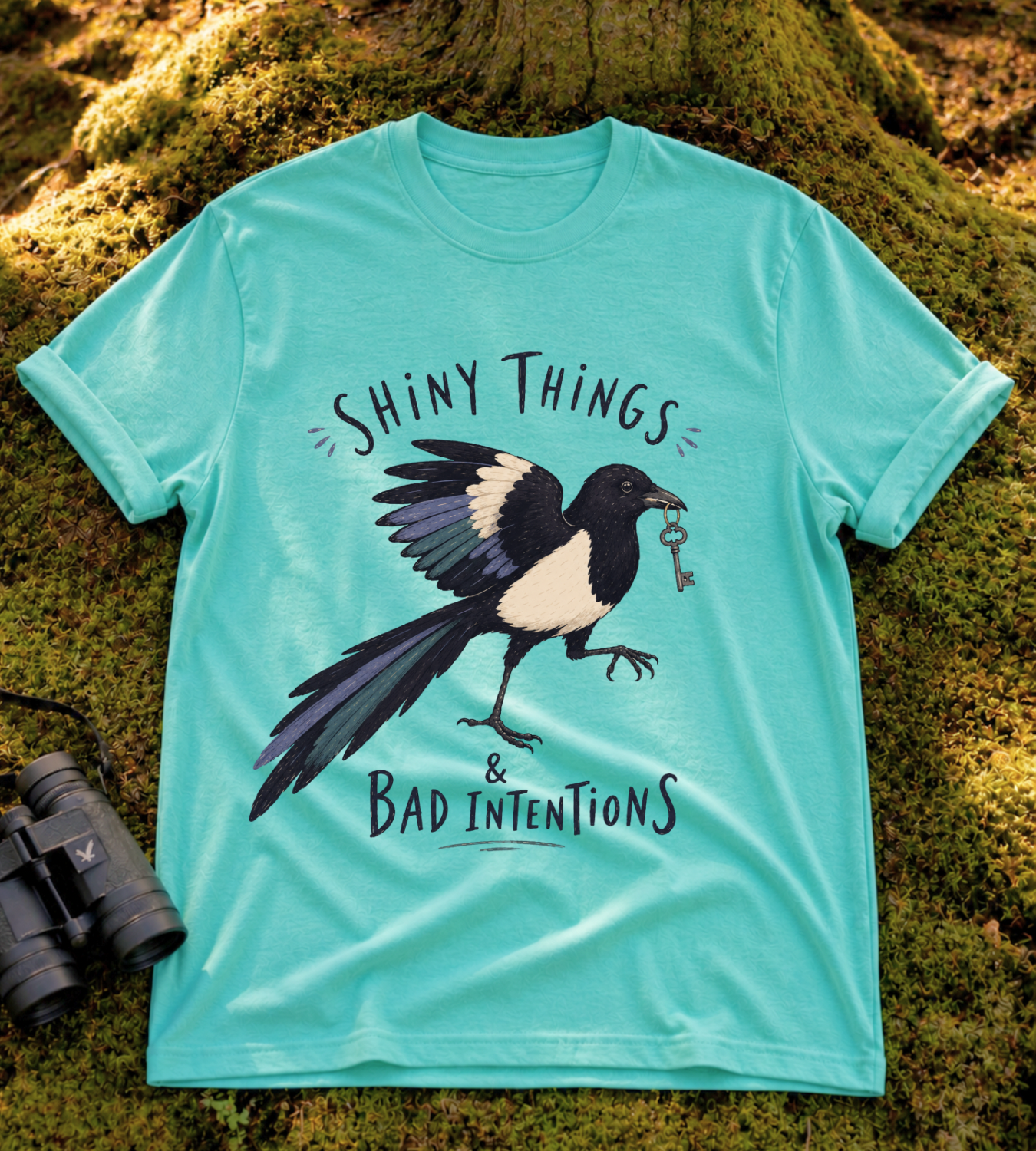 Shiny Things Magpie T Shirt