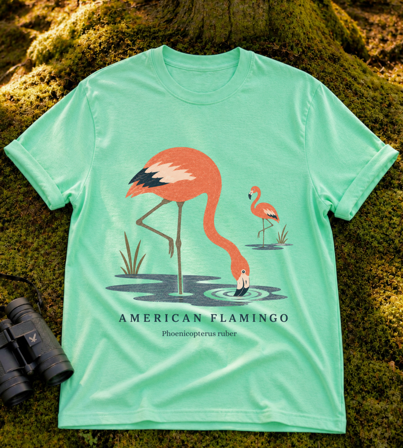 American Flamingo T Shirt