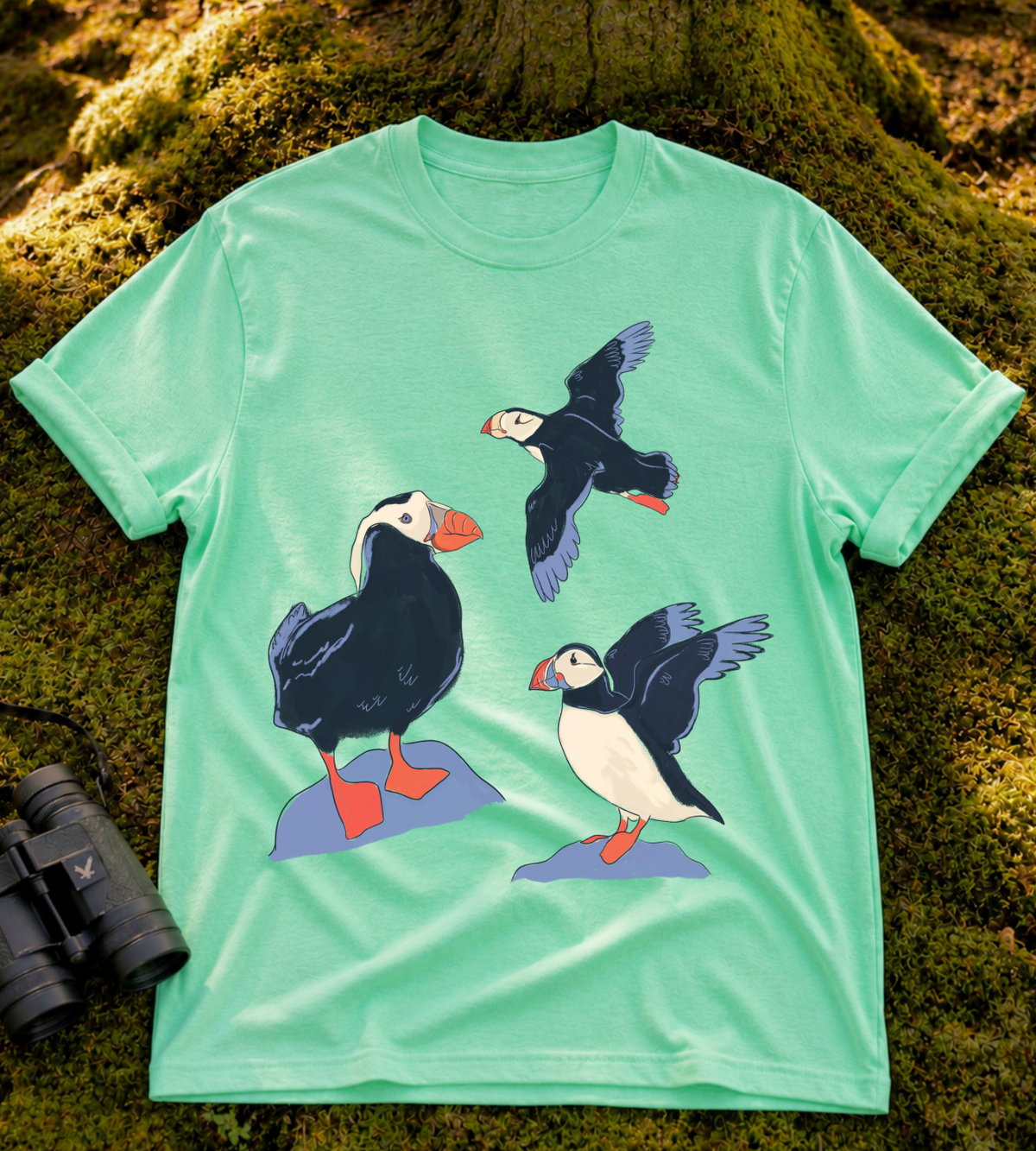 Puffin Trio T Shirt