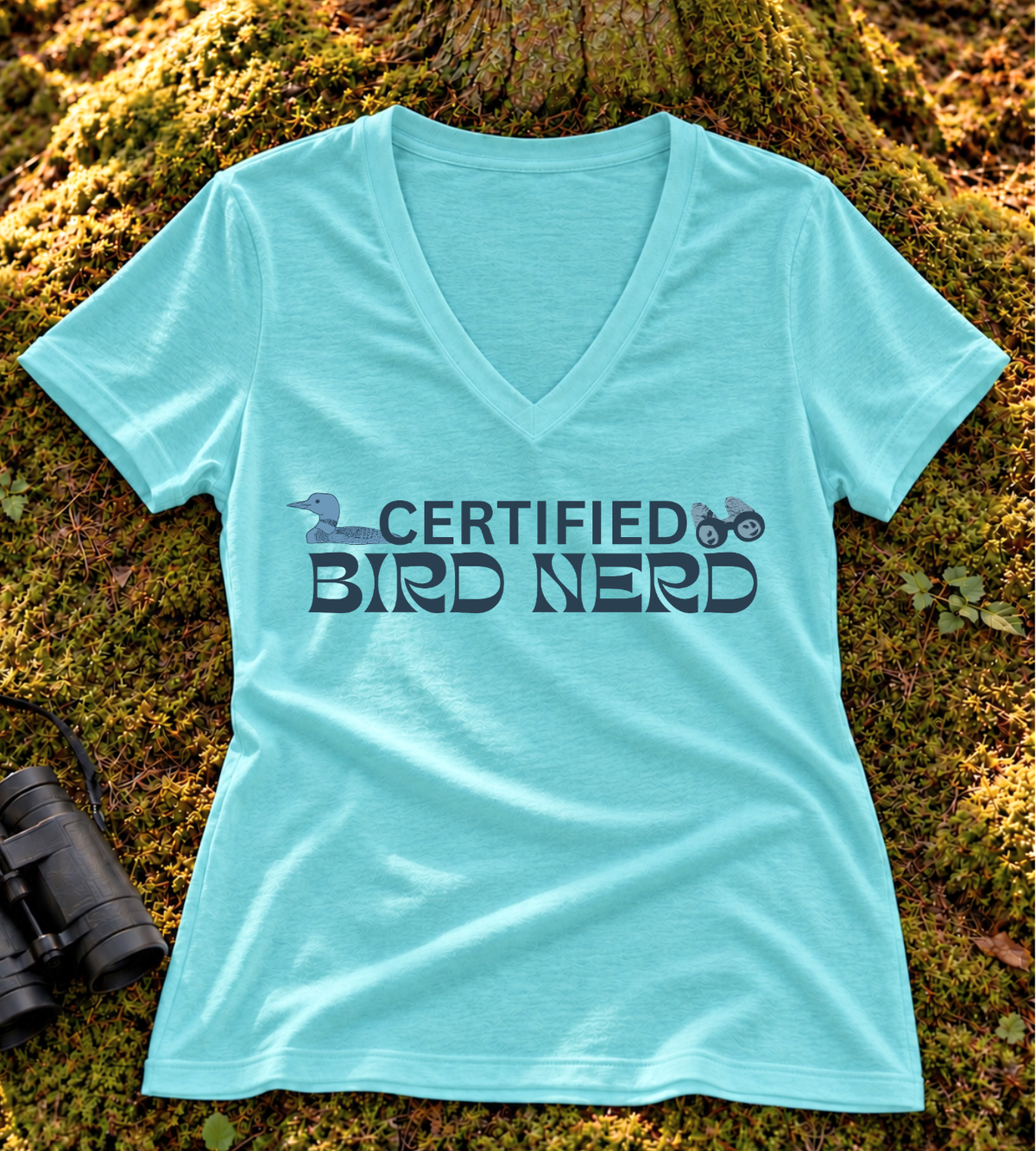 Certified Bird Nerd Women's V Neck