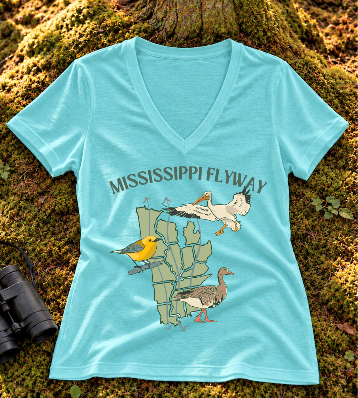 Mississippi Flyway Women’s V Neck