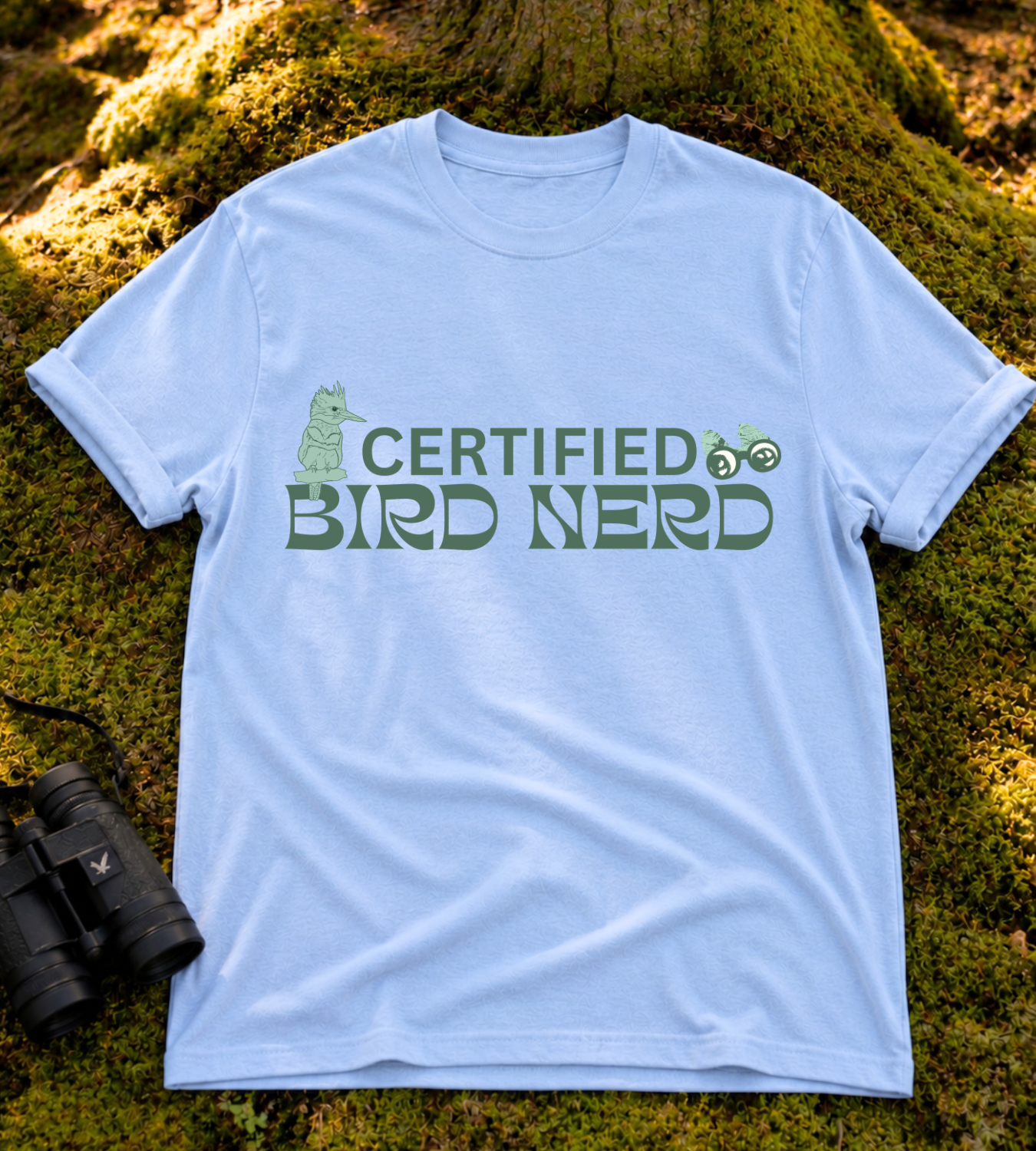 Certified Bird Nerd T Shirt