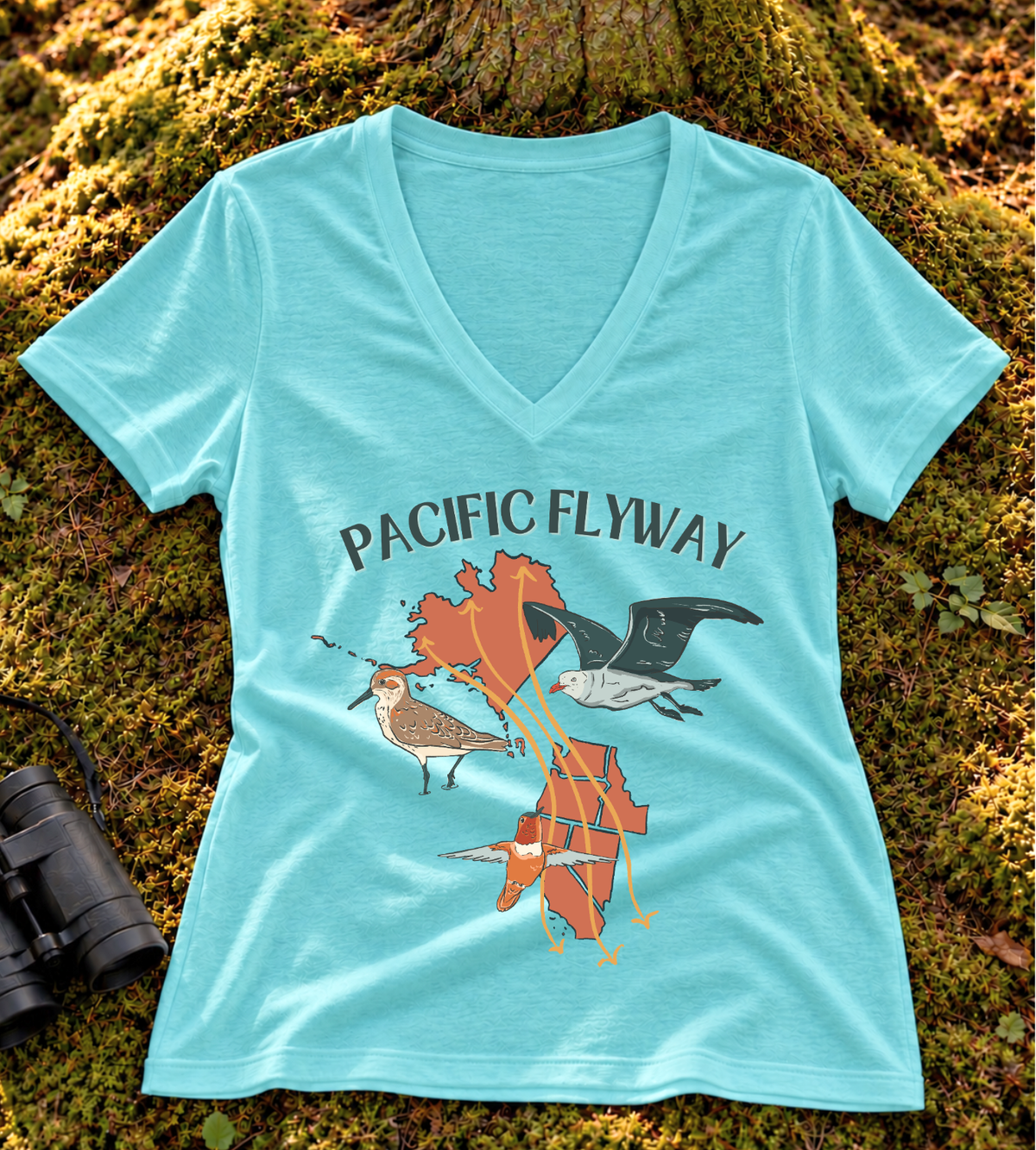 Pacific Flyway Women’s V Neck