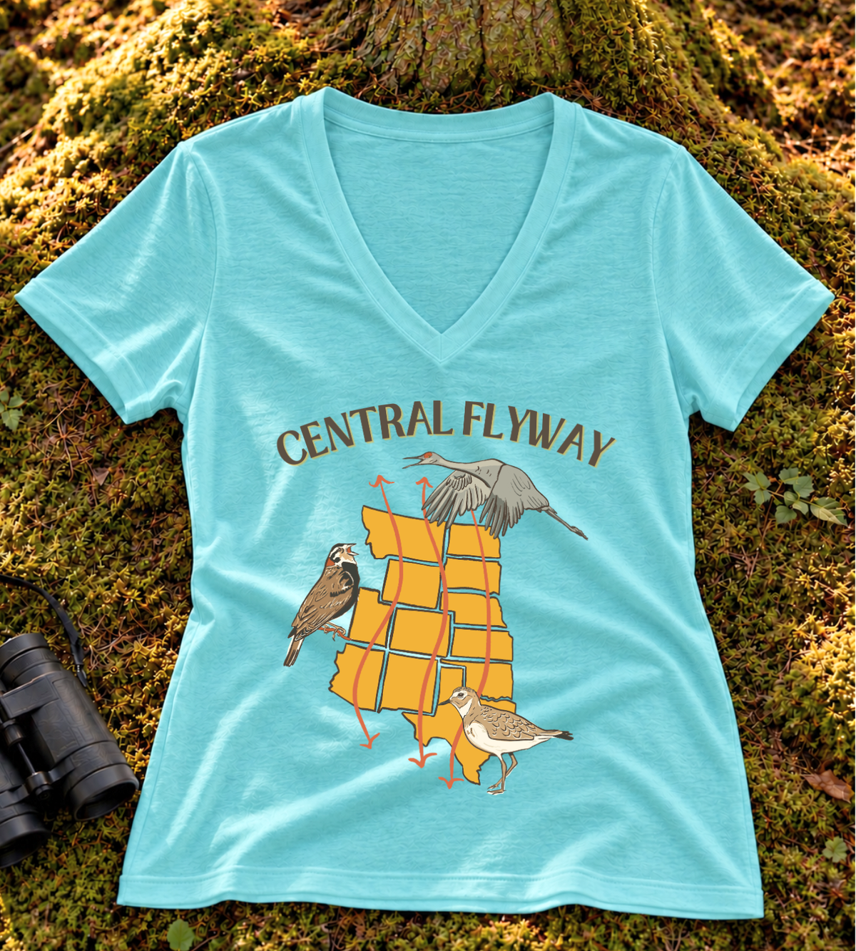 Central Flyway Women's V Neck