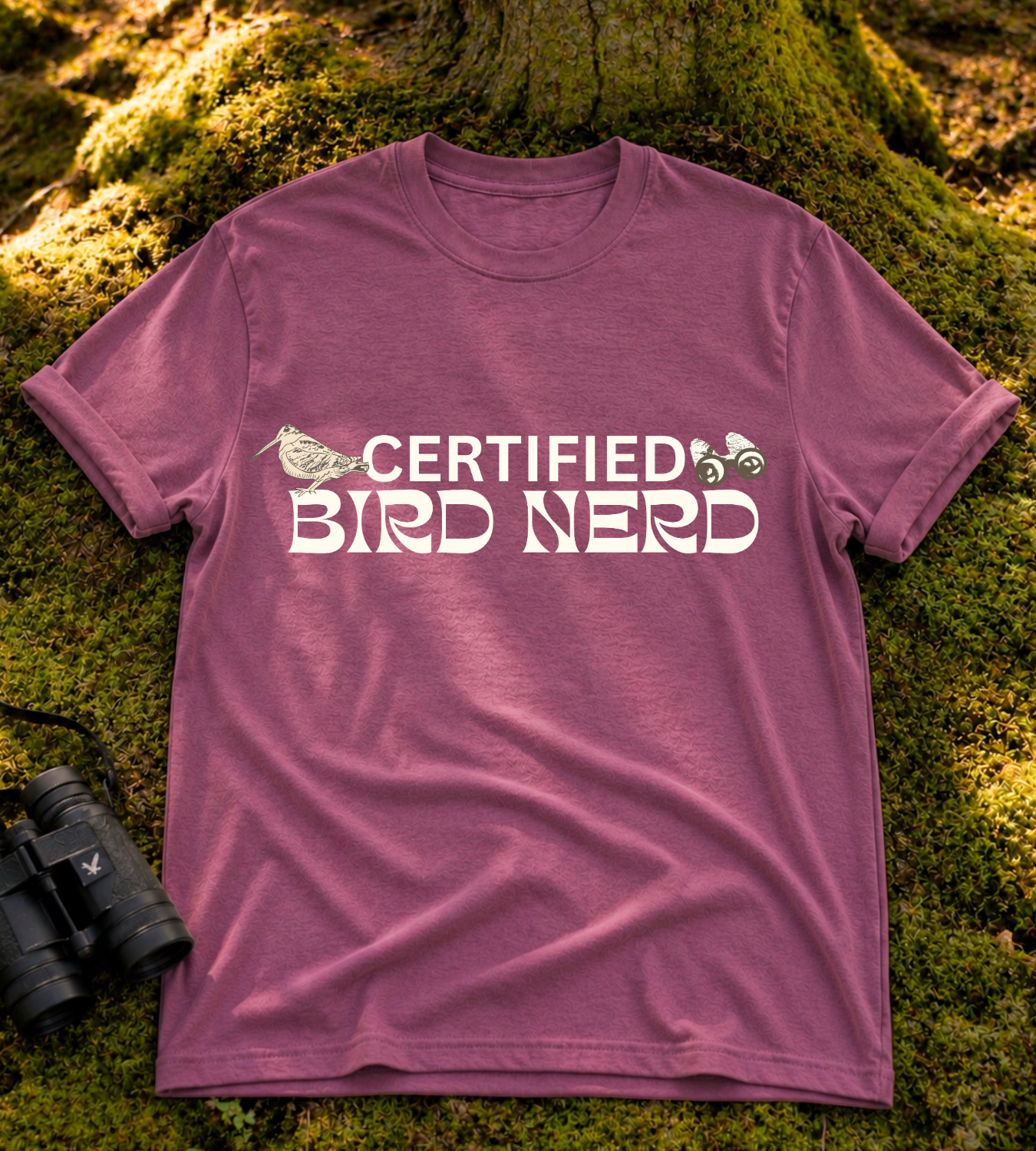 Certified Bird Nerd T Shirt