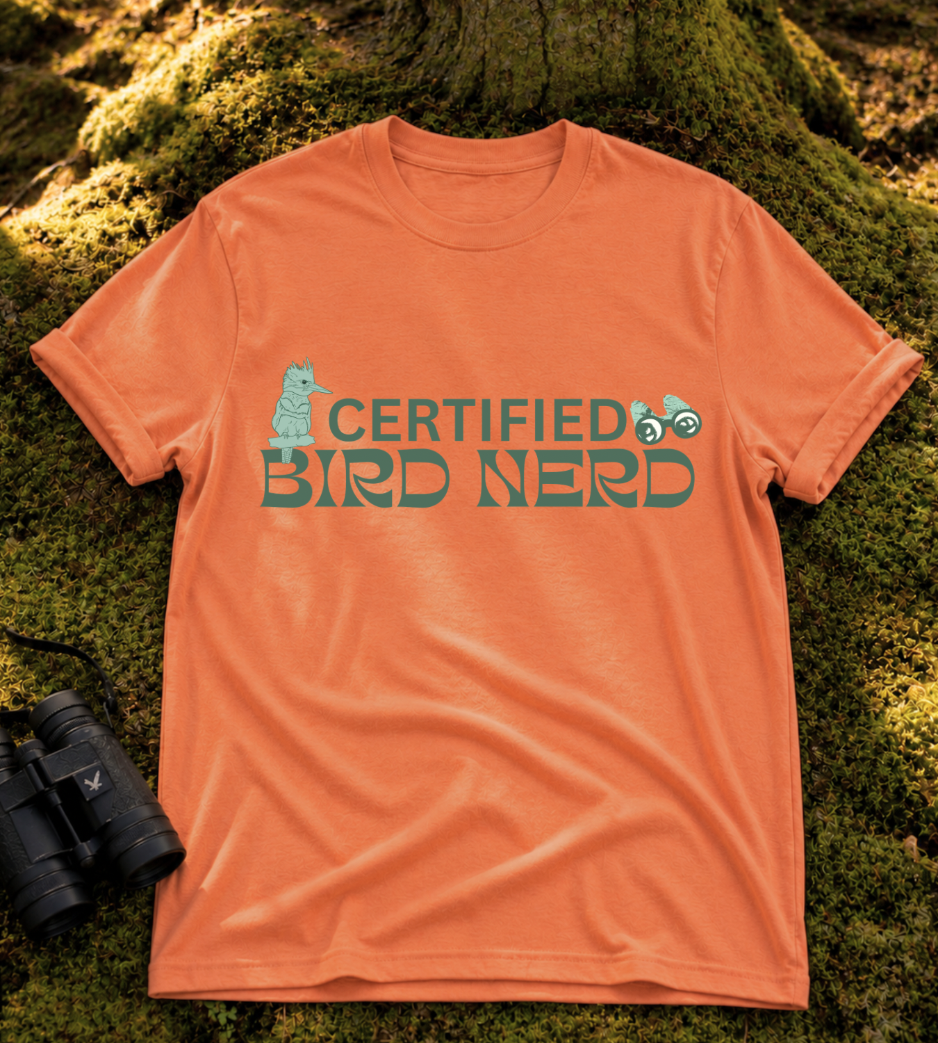 Certified Bird Nerd T Shirt