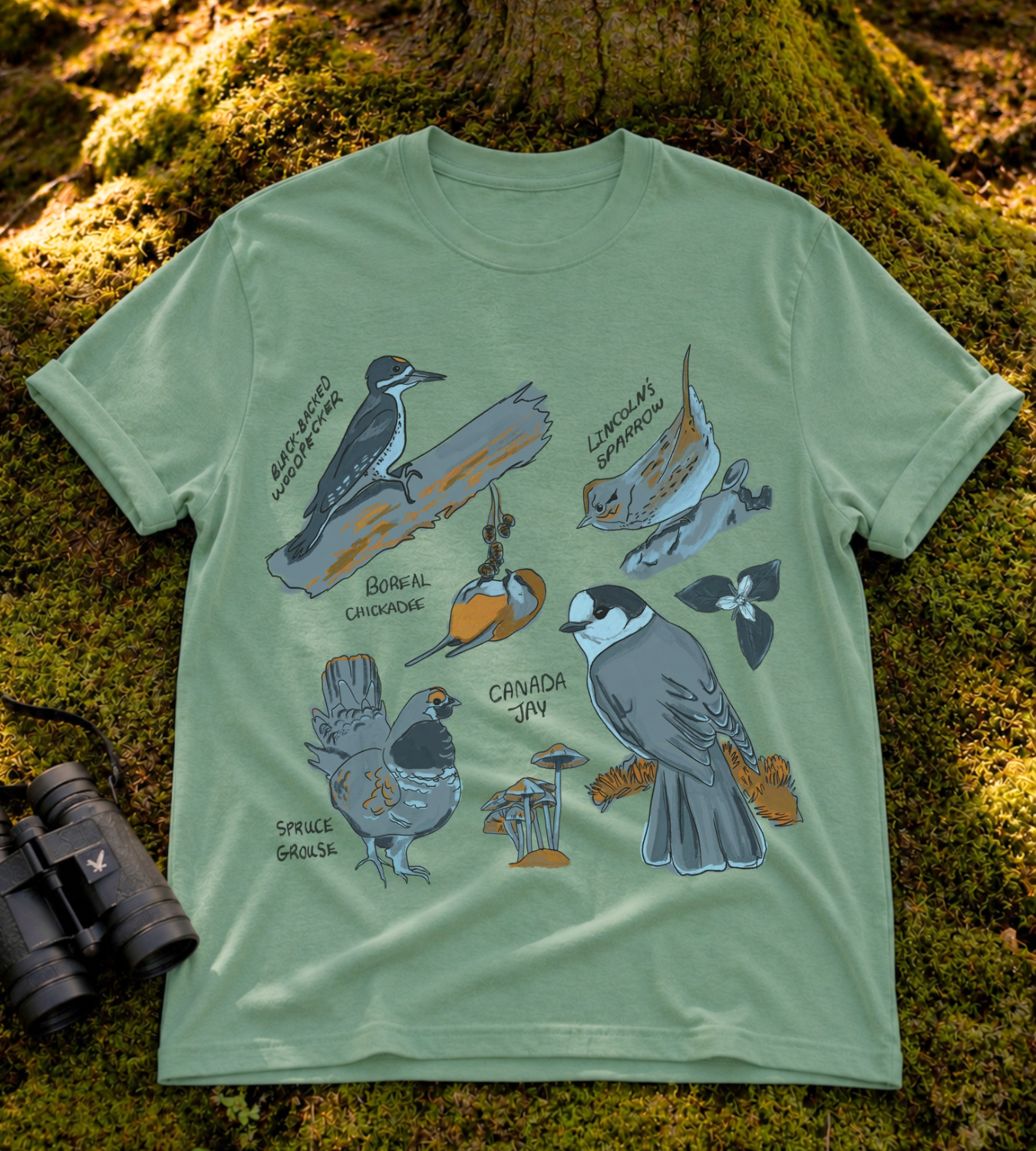 Boreal Birds T Shirt