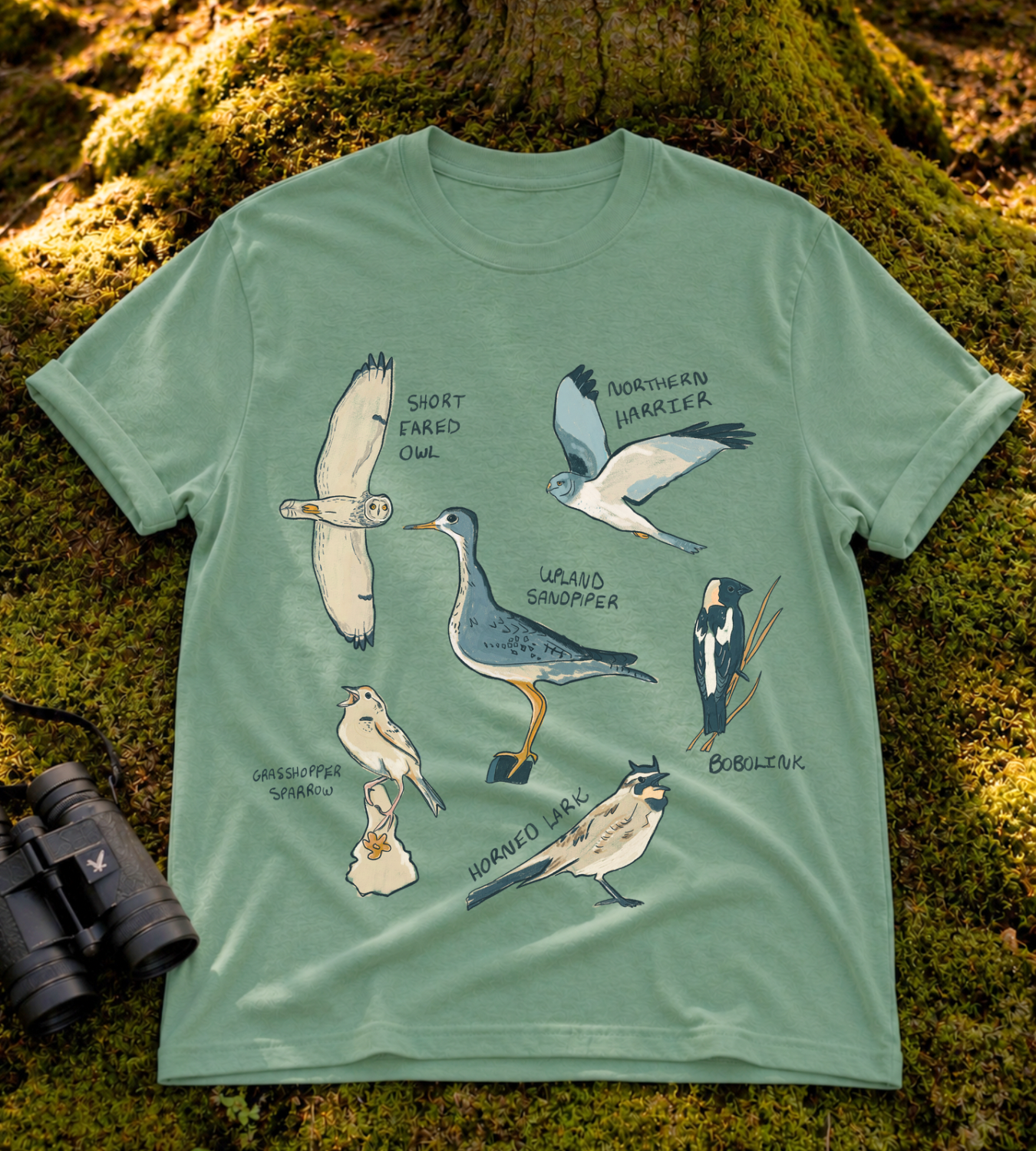 Grassland Birds T Shirt