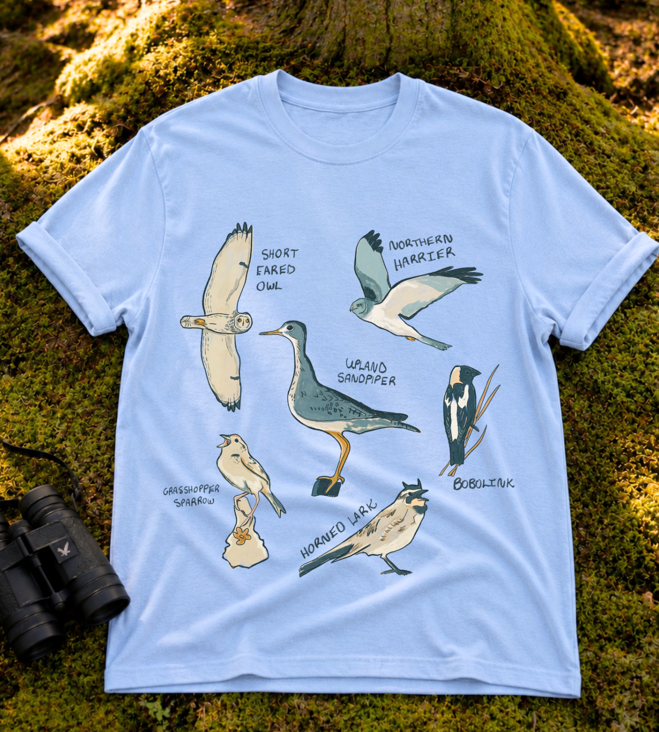 Grassland Birds T Shirt