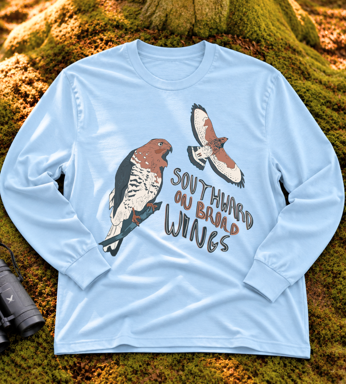 Broad-Winged Hawk Long Sleeve Tee