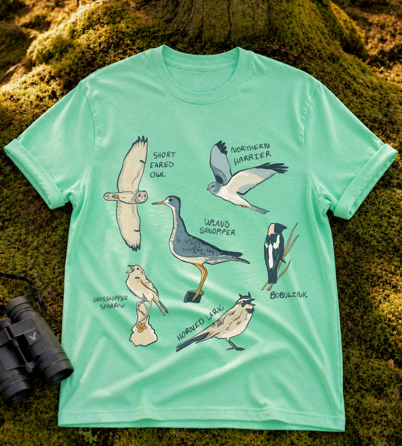 Grassland Birds T Shirt