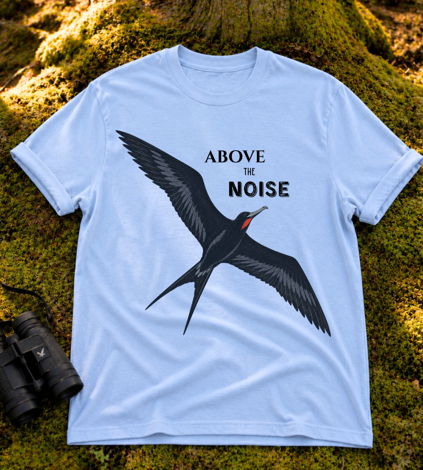 Above the Noise Frigatebird T Shirt