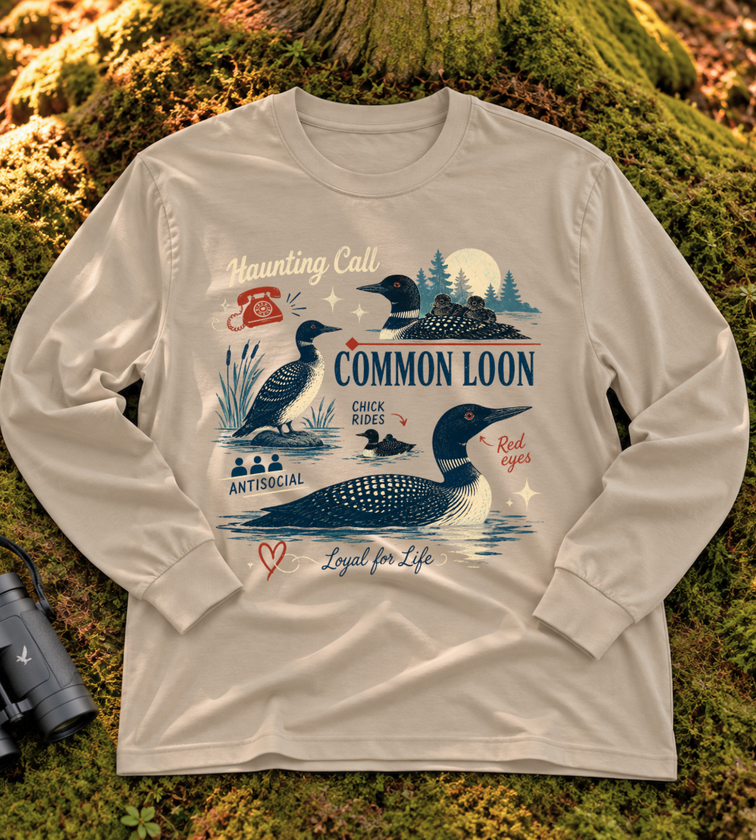 Common Loon Long Sleeve Tee