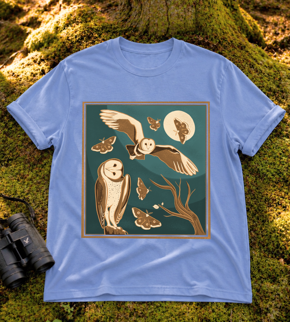 Spooky Barn Owl T Shirt